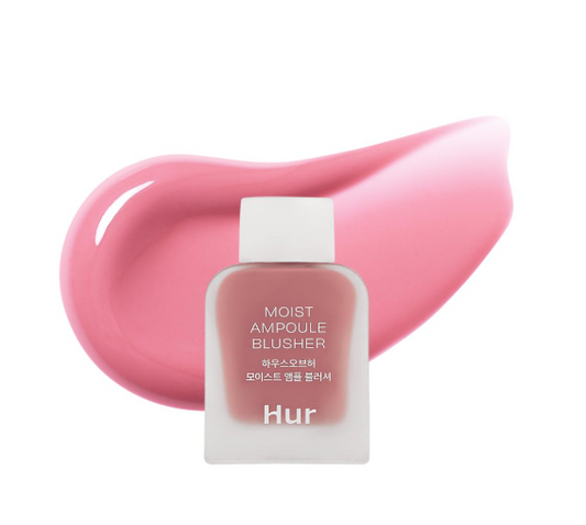 House of Hur - Moist Ampoule Blusher Mini.húmeda con 50% de esencia humectante, rubor hidratante y de larga duración,