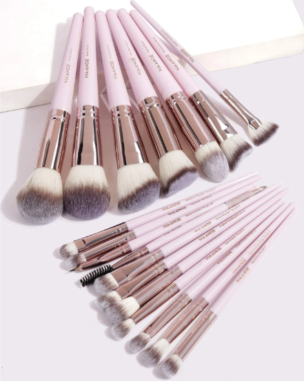 Brochas Set de brochas de maquillaje de 18 piezas,pinceles de maquillaje