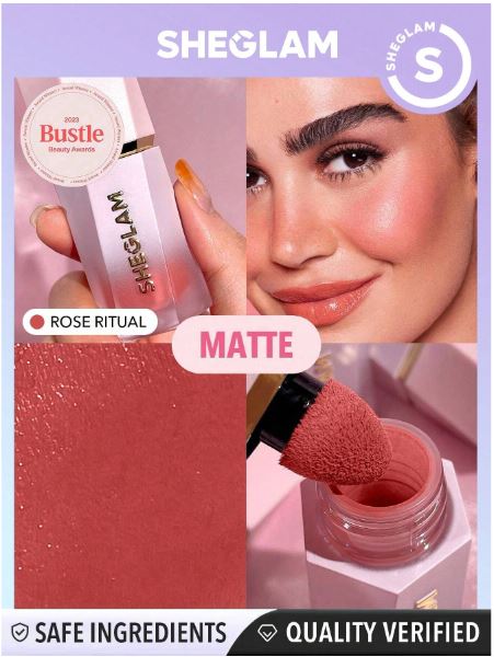 Rubor liquido  SHEGLAM- Tono Rose Ritual