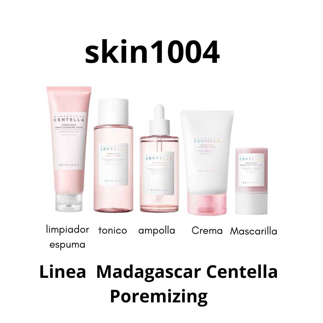 SKIN1004- LINEA MADAGASCAR CENTELLA POREMIZING (POMOCION SOLO EN DIVISAS)